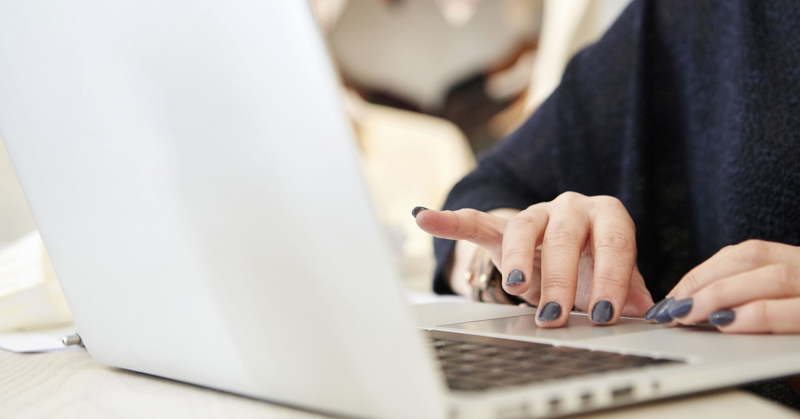 woman on laptop